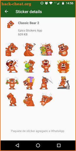 🐻 WAStickerApps Teddy Bear screenshot