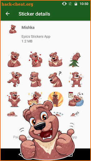 WAstickerApps Teddy Bears and Bears Stickers screenshot