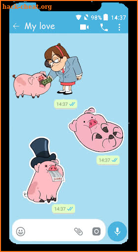 WAStickerApps Waddles for WhatsApp screenshot