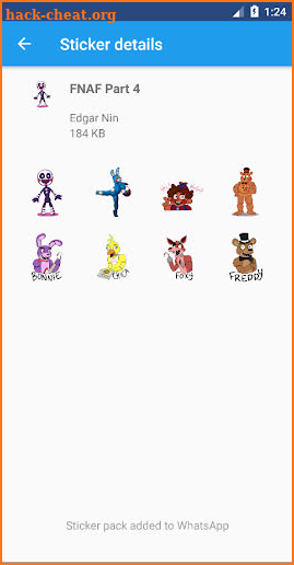 WAStickers - Fnaf Stickers screenshot