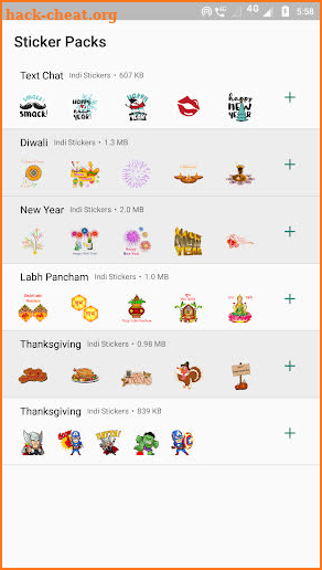 WAStickers New Year screenshot