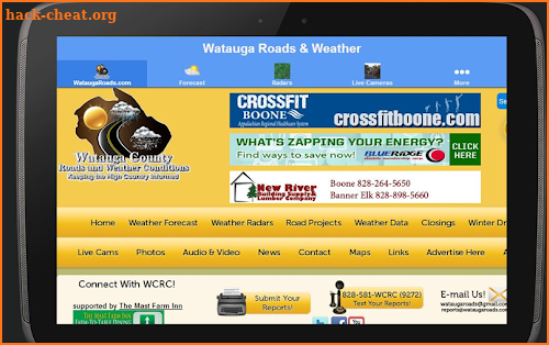 Watauga Roads & Weather screenshot