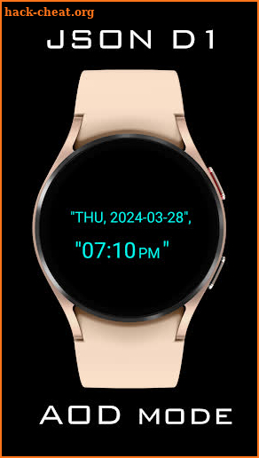 Watch Face Digital JSON D1 screenshot