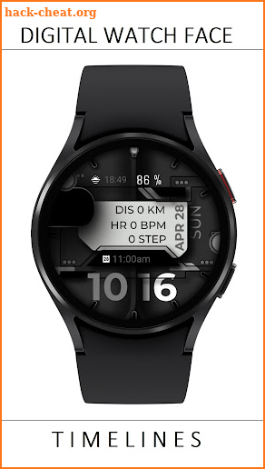 Watch Face H9 GREY screenshot