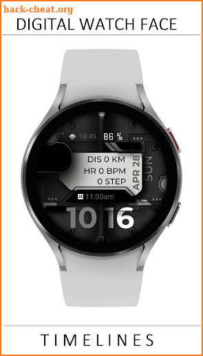 Watch Face H9 GREY screenshot