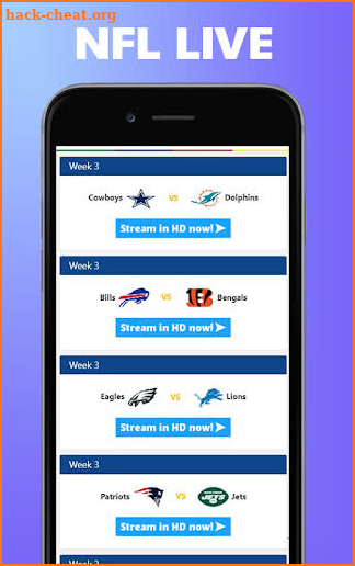 Watch Football NFL Live Stream for FREE screenshot