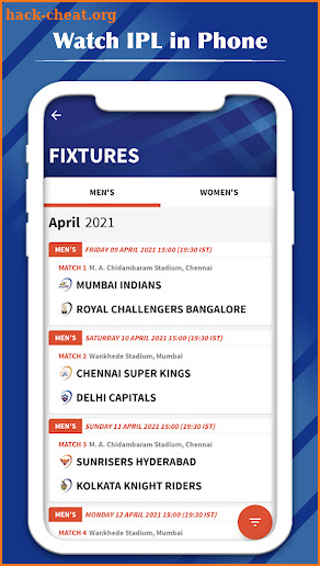 Watch IPL in Phone screenshot