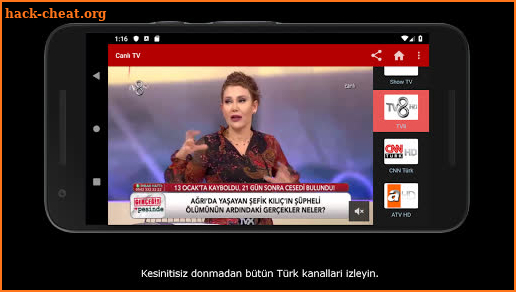 Watch Turkish TV screenshot