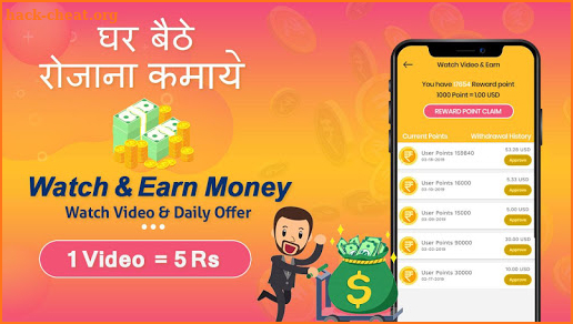 Watch Video & Earn Money : Daily Cash Offer screenshot