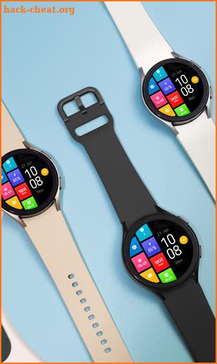 Watchface Flat Simple Watch4 screenshot