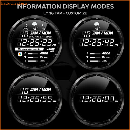 WatchFace WFP 243 Sporty MOD2 screenshot