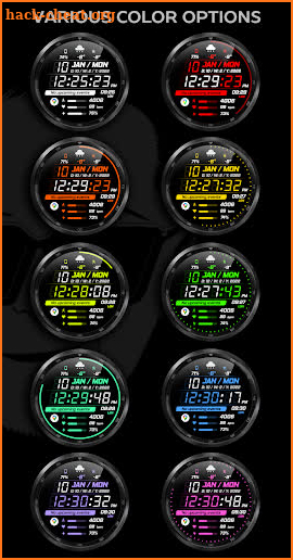 WatchFace WFP 243 Sporty MOD2 screenshot