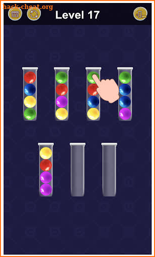 Water Color Ball Swap - 3D Bottle Sort Puzzle Game screenshot