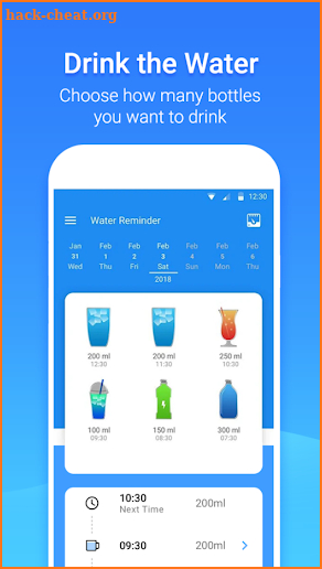 Water Drink Reminder – Alarm & Tracker screenshot