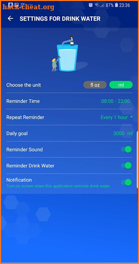 Water drink reminder - Water reminder screenshot