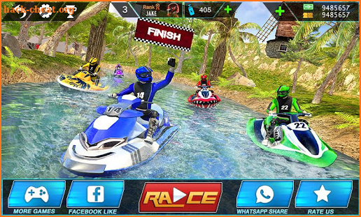 Water Jet Ski Boat Racing 3D screenshot