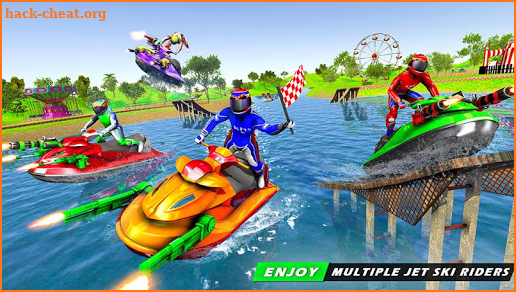 Water Jet Ski Racing Games: Boat Shooting Game screenshot