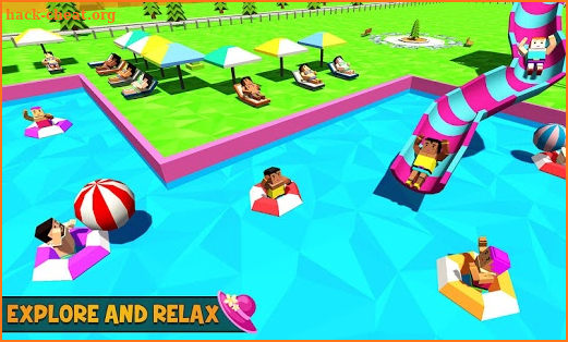 Water Park Craft: Waterslide Uphill Rush Adventure screenshot