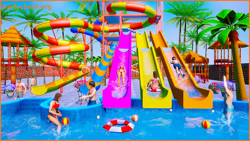 Water Sliding Adventure Park - Water Slide Games screenshot