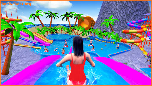 Water Sliding Adventure Park - Water Slide Games screenshot