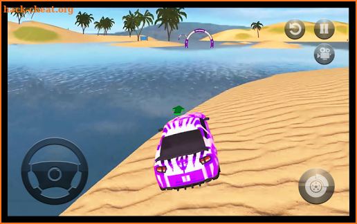 Water Surfer: Beach Racing Car Driver Simulator 3D screenshot