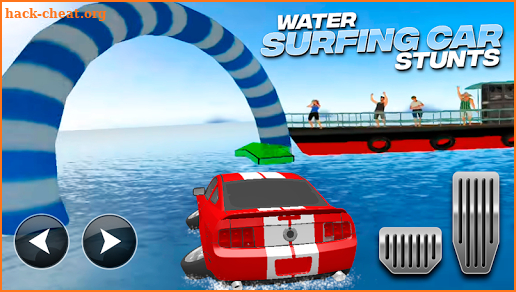 Water Surfing Car Stunts screenshot