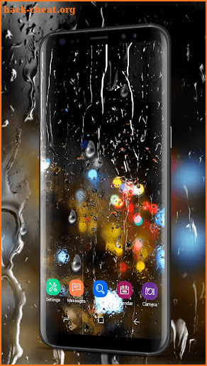 Waterdrops Live Wallpaper 2018 screenshot