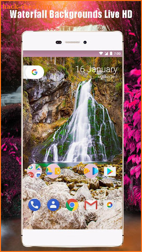 Waterfall Backgrounds Live HD screenshot