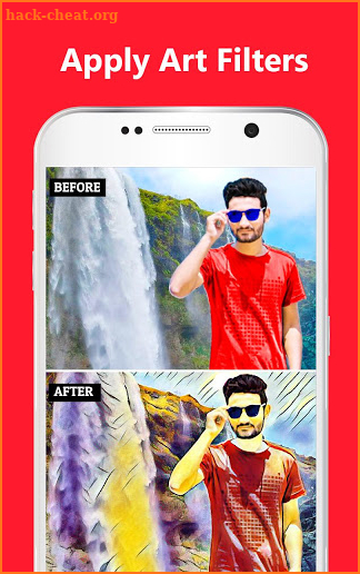 Waterfall Photo Editor and Waterfall Photo Frames screenshot