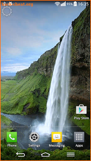 Waterfall Sound Live Wallpaper screenshot