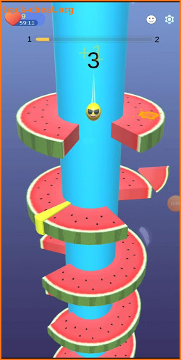 Watermelon Helix Jump - Tower Helix Crush screenshot