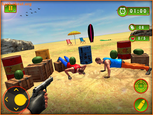 Watermelon Shooting 3D - Gun Shooting Game screenshot