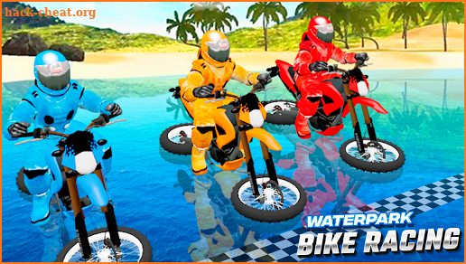 Waterpark Bike Racing screenshot