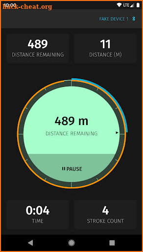 WaterRower Connect screenshot