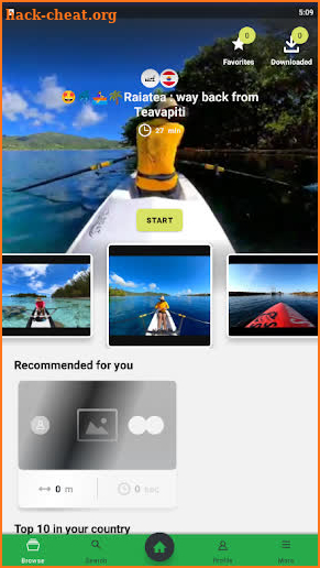 WaterRower TV screenshot