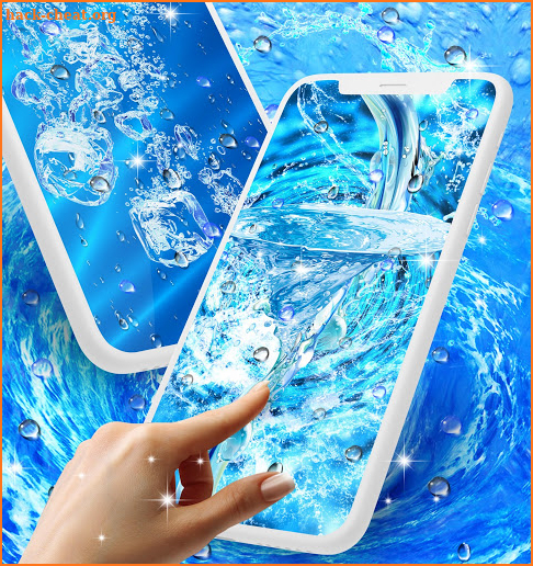 Watersplash drop live wallpaper screenshot