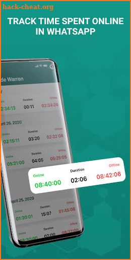 WAtracker - Track online status screenshot