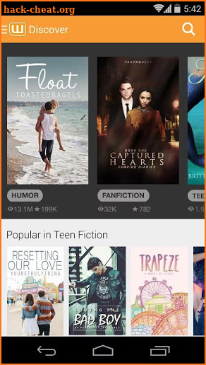 Wattpad Beta screenshot