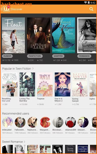 Wattpad Beta screenshot