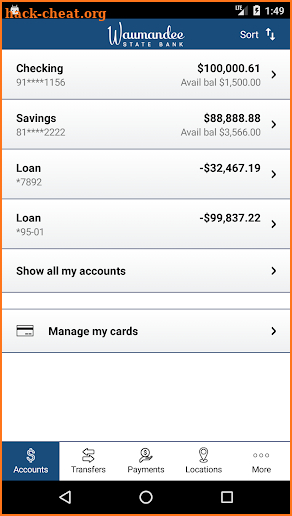 Waumandee State Bank Mobile screenshot