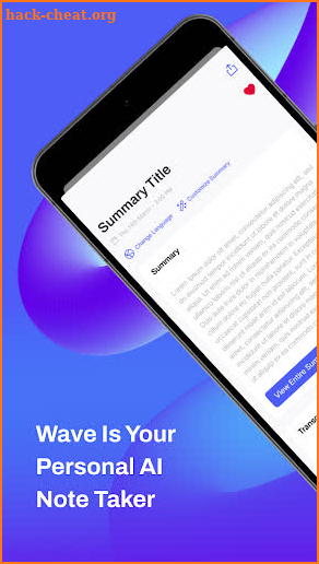 Wave AI Note Taker screenshot