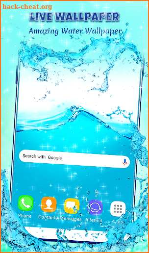 Wave Splash Animated Keyboard + Live Wallpaper screenshot