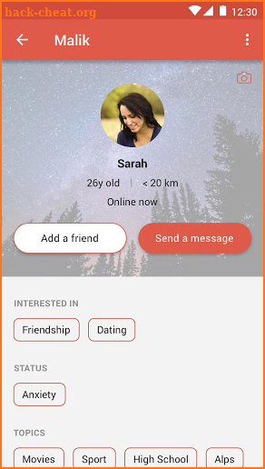 Waver Dating: Social Anxiety, Bipolar, OCD, PTSD screenshot