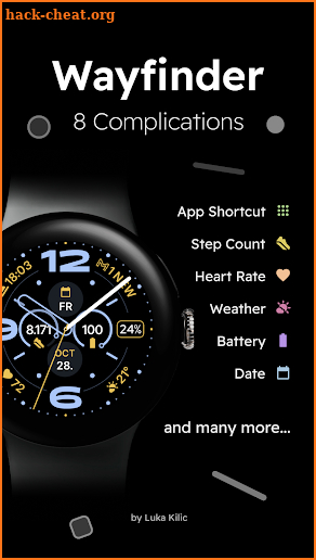 Wayfinder - Analog Watch Face screenshot