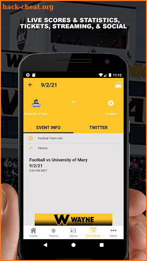 Wayne State Wildcats screenshot