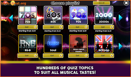 Wazasound Live Music Trivia screenshot