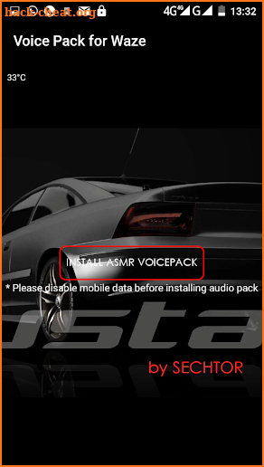 Waze ASMR voicepack Calibra Mangusta screenshot