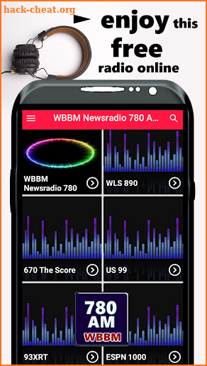 WBBM 780 AM Chicago Radio WBBM Newradio screenshot