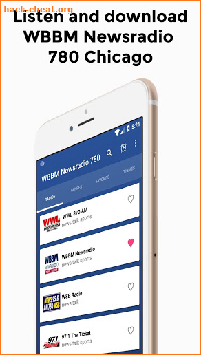 WBBM Newsradio 780 Chicago App Usa Radio Station screenshot