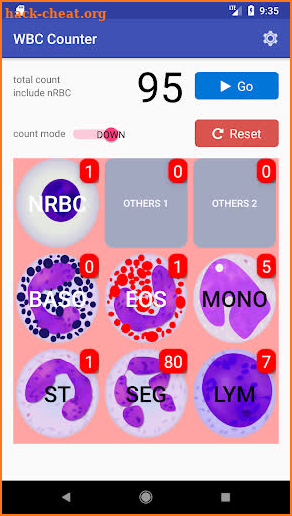 WBC Counter screenshot